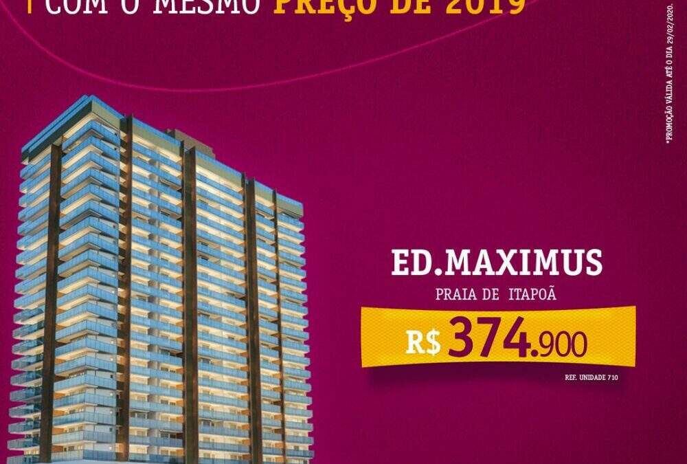 Compre até o Carnaval com o mesmo Preço de 2019