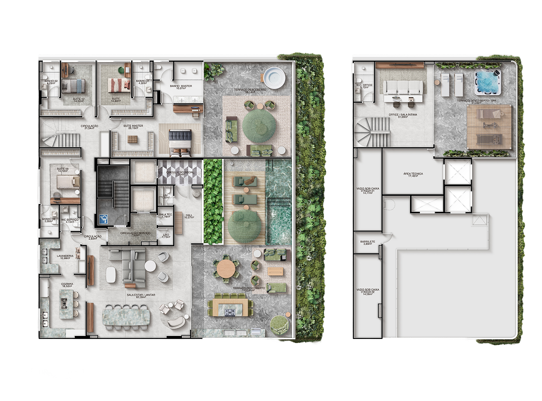Argo | Idealizadora e Comercializadora de Imóveis em Vila Velha – ES Planta MANSÃO 701 — DUPLEX
