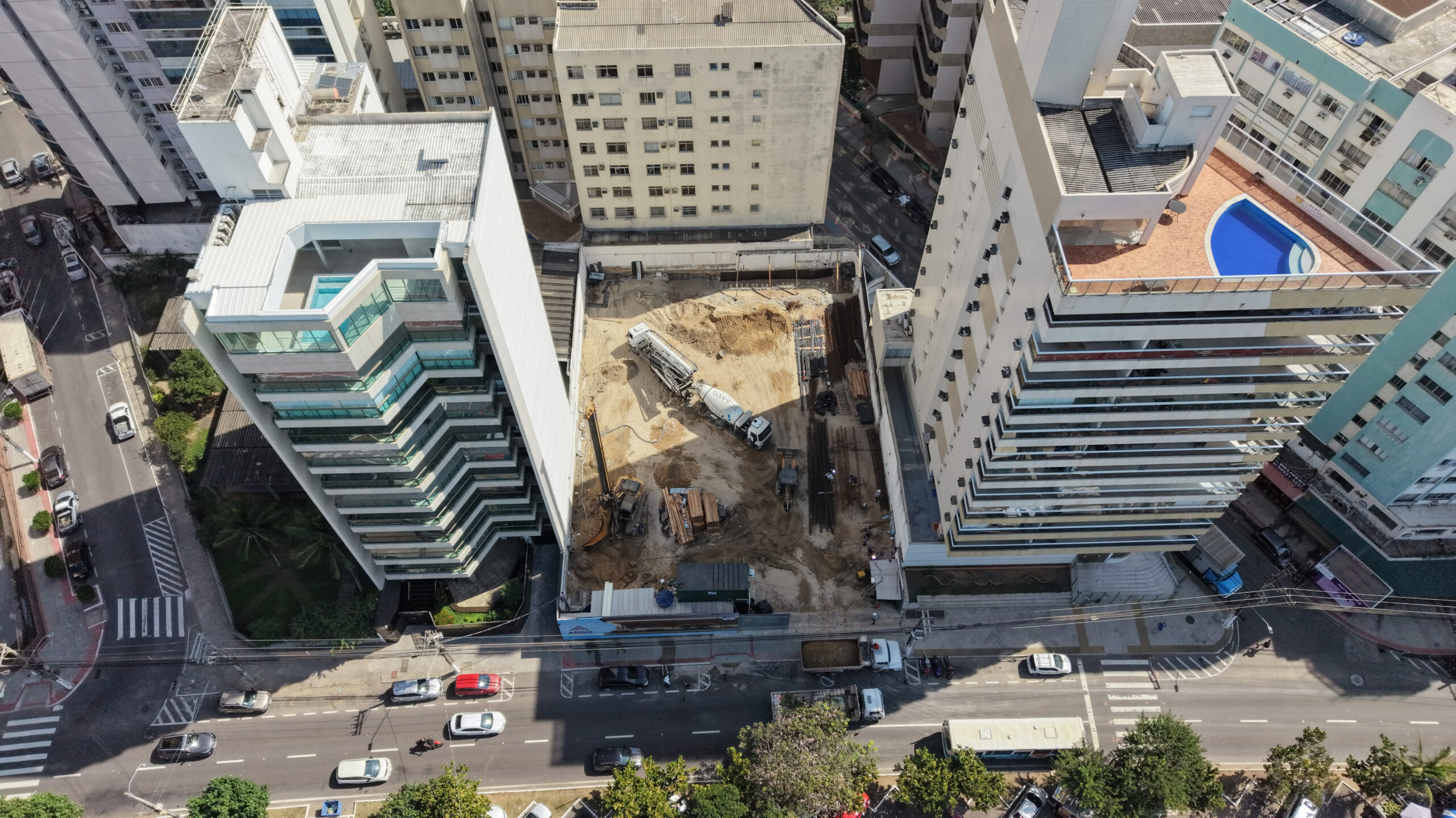 Obra Seven vista aérea